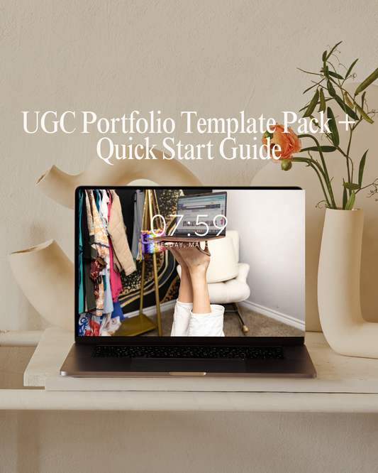 UGC Portfolio Template Pack (Canva)